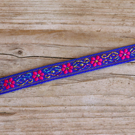 Flower ribbon - blue