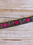 Flower ribbon - black