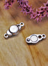 Round magnetic lock DQ silver