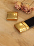 Flat leather 20mm magnetic closure DG GOLD