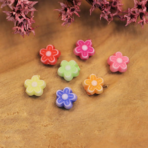 Acryl bloemetjes - 10 stuks