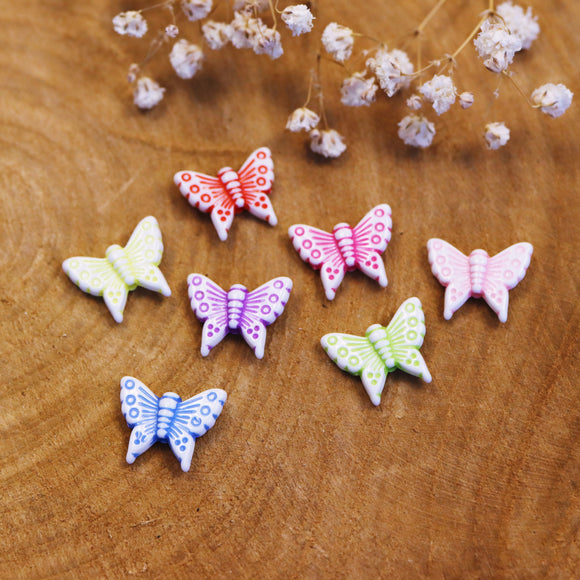 Acryl vlinders - 10 stuks