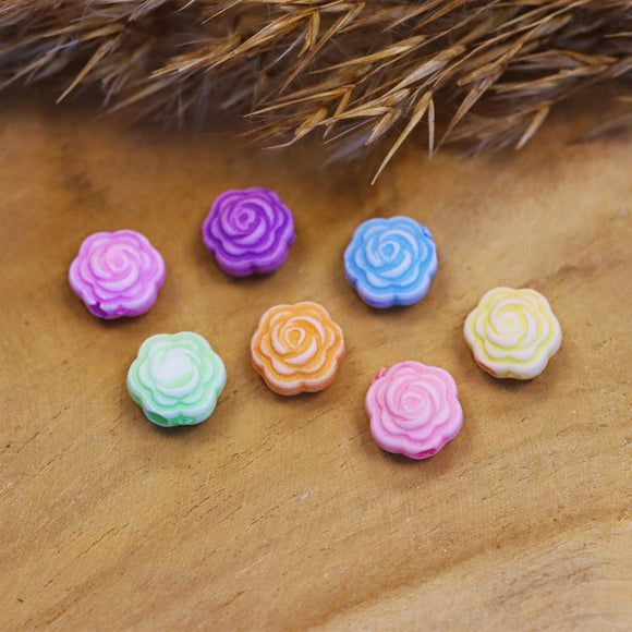 Acryl roosjes - 10 stuks