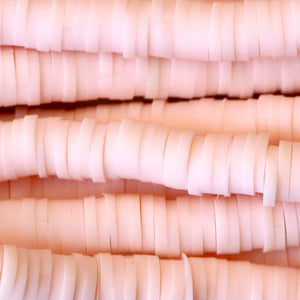 Katsuki streng 6mm - wit roze