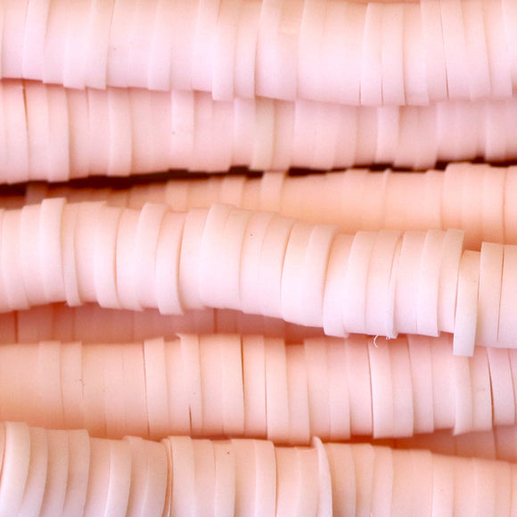 Katsuki streng 6mm - wit roze