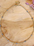 Gouden kralenketting - jaspis