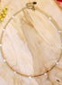 Gouden kralenketting - maansteen