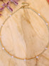 Gouden kralenketting - rozenkwarts