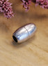 Magnetic closure DQ silver round leather