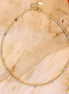 Gouden kralenketting - labradoriet