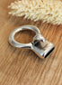 Hook lock for 5mm round cord DQ silver