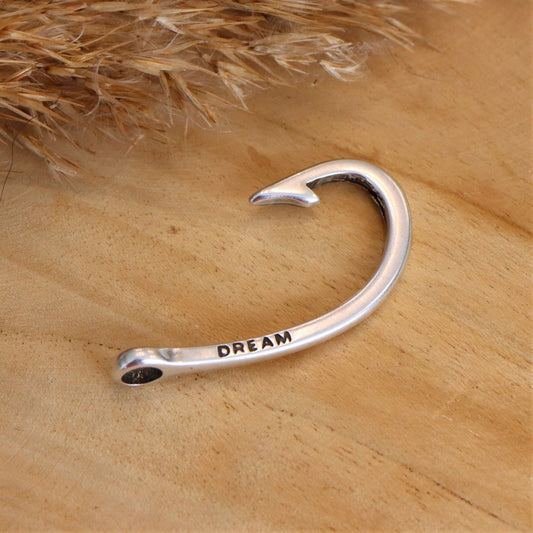 Hakenverschluss mit Traum DQ silber