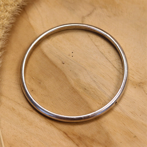 Massieve wire armband DQ zilver