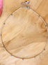 Zilveren kralenketting - labradoriet
