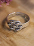 Ring with 7 eyes DQ silver