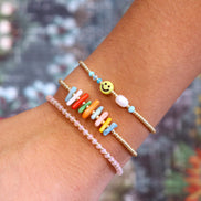 Miyuki bracelet with smiley