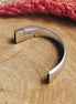 Half magnet bracelet with DQ silver clasp