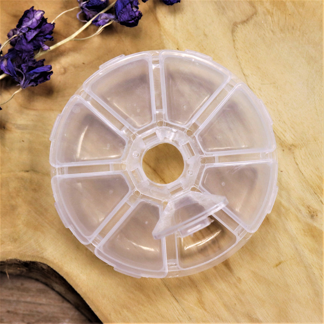 Plastic opbergdoosje 8 vaks