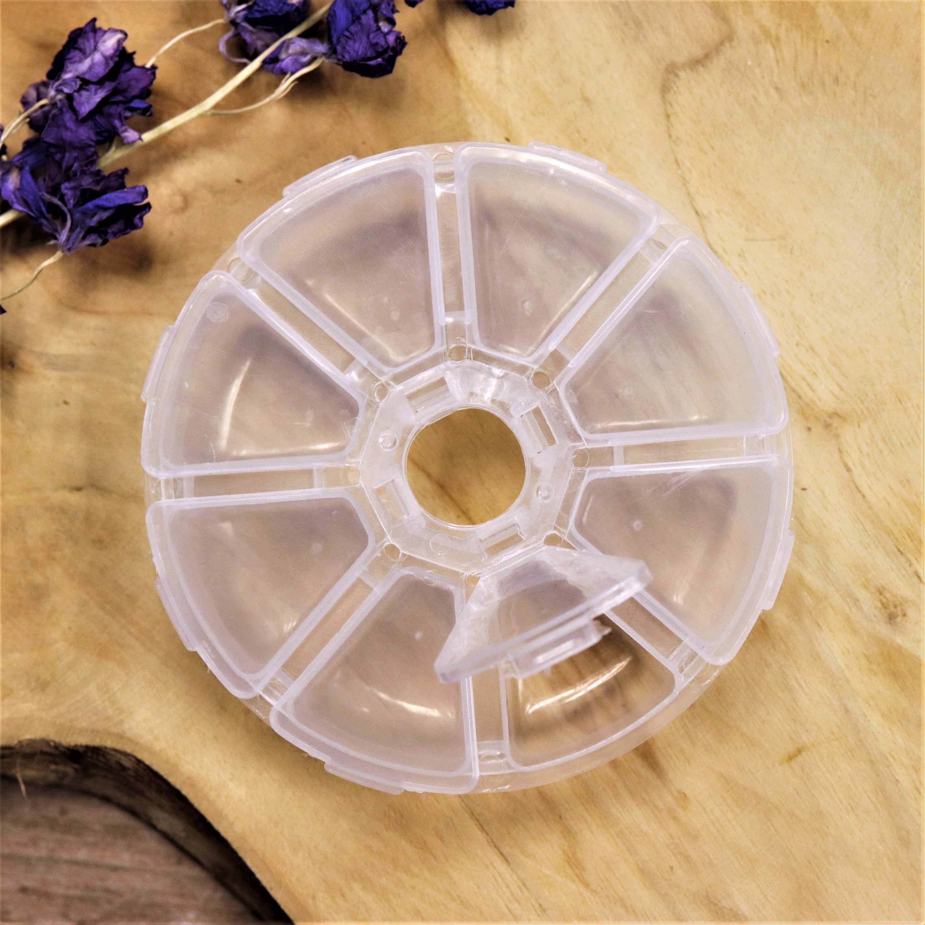 Plastic opbergdoosje 8 vaks