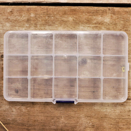 Plastic opbergdoos 15 vaks