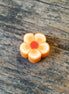 Polymer flower orange