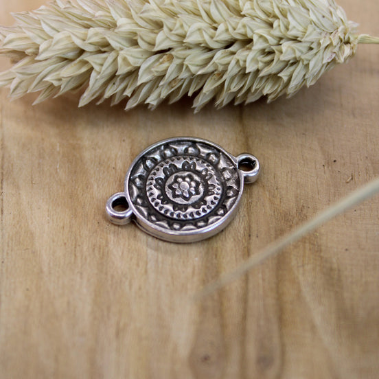 Spacer DQ Silber Boho Motiv 2