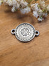 Spacer DQ silver boho motif 3