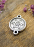 Spacer DQ silver boho motif 4