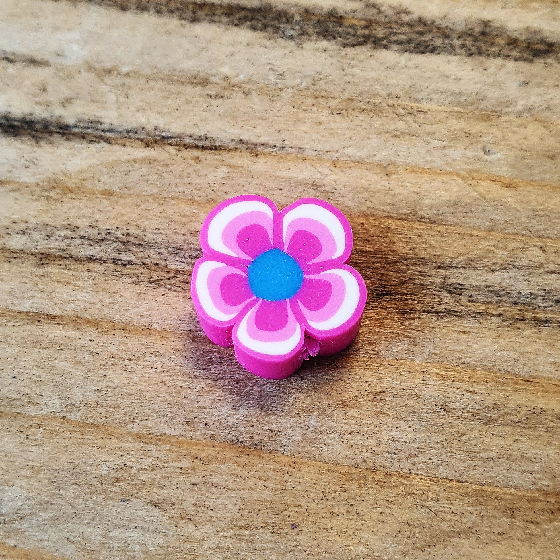 Polymer flower fuchsia