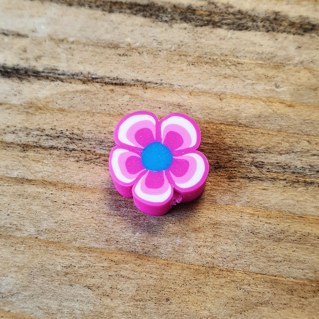 Polymer flower fuchsia