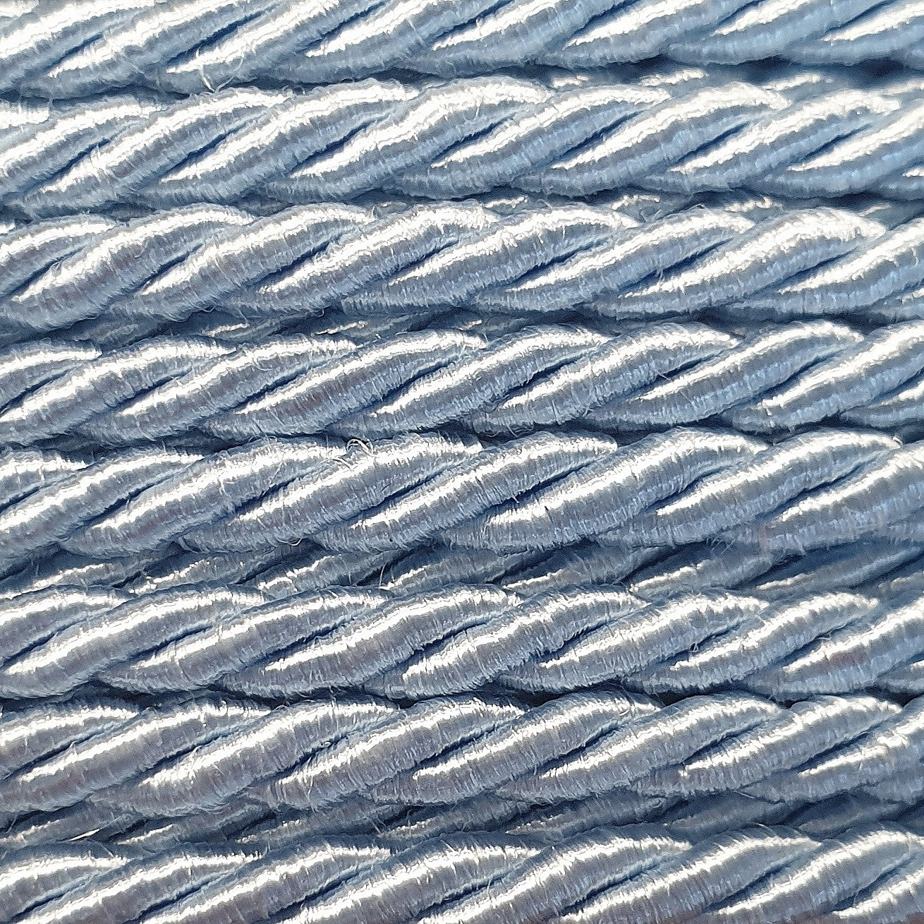 Gedraaid koord Blauw 2 meter