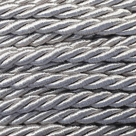 Gedraaid koord grijs 2 meter