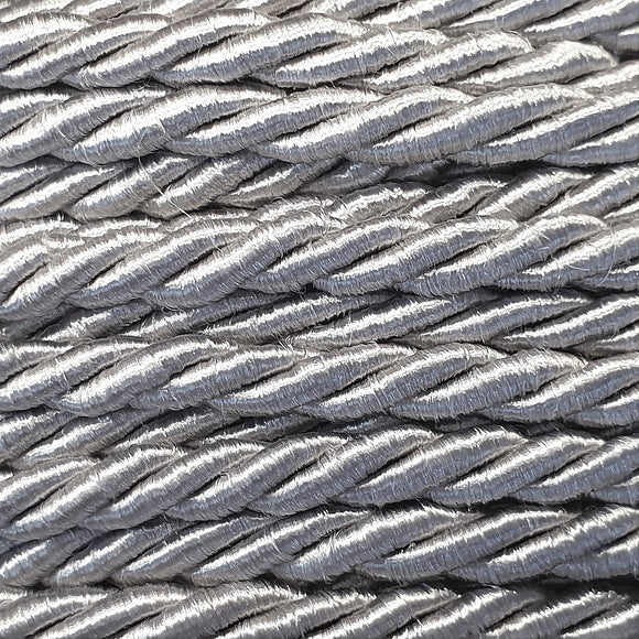 Gedraaid koord grijs 2 meter