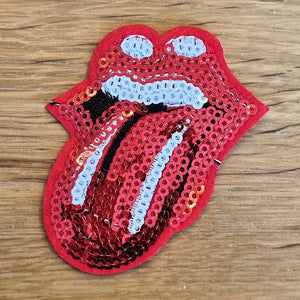 Patch - Glitter lippen strijkplaatje