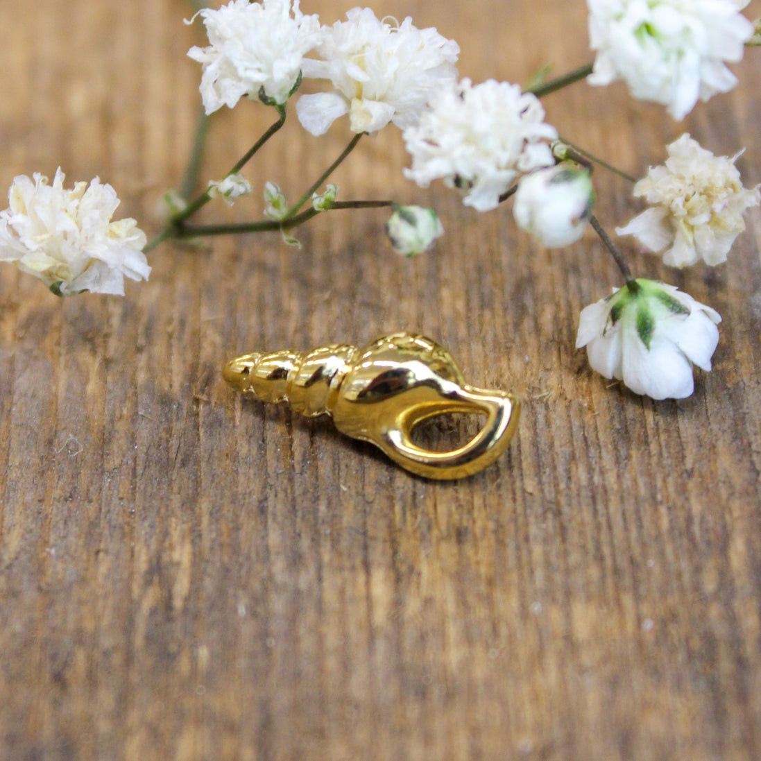 DQ GOLD shell charm
