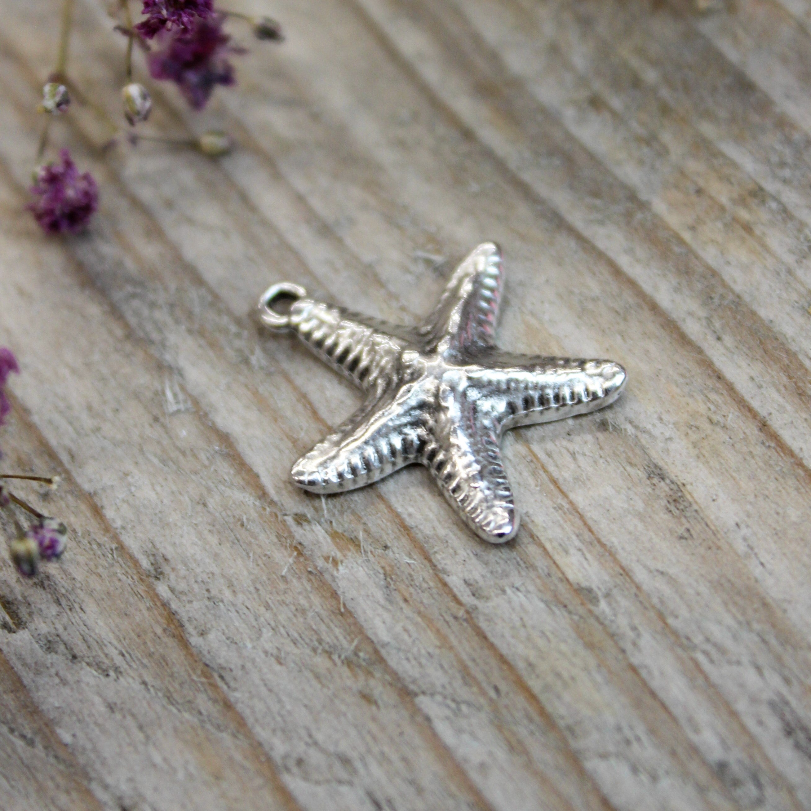 Bedel DQ zilver grote zeester