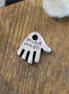 Bedel DQ zilver handje met handmade