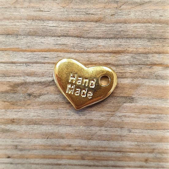Bedel DQ GOUD handmade hart
