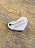 Bedel DQ zilver handmade with love hart