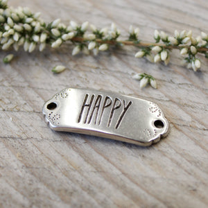 Tussenzetsel DQ zilver happy