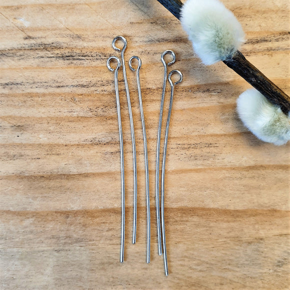 Kettelstift DQ metaal zilver 25 stuks