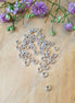 Crimp beads silver