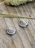 Perle DQ Silber Wirbel