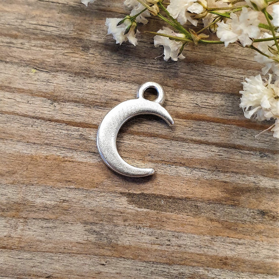 DQ Silber Mond Anhänger