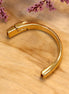 Half magnet bracelet for 5mm leather DQ GOLD
