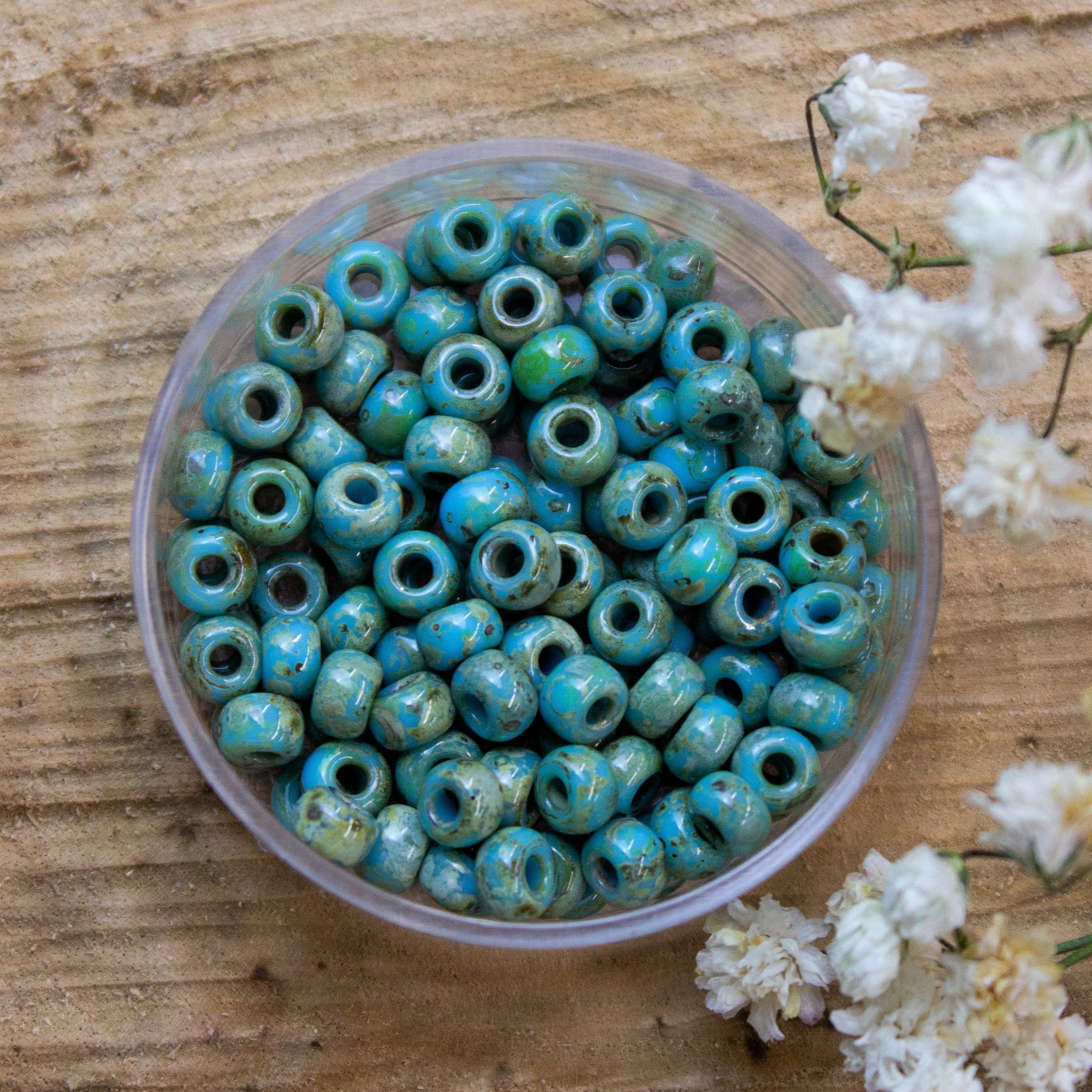 MR6-4514 Opaque picasso turquoise blue 10 grams