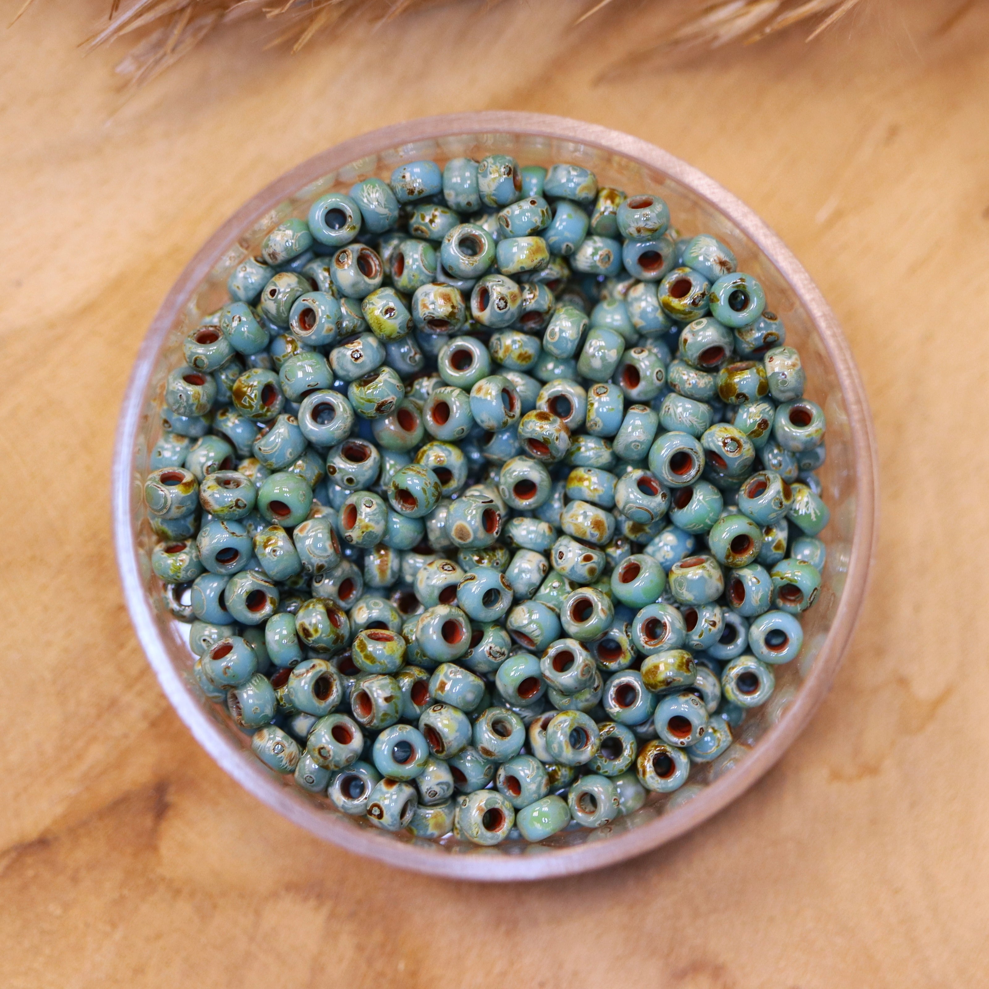 MR8-4514 Opaque picasso turquoise blue 10 grams