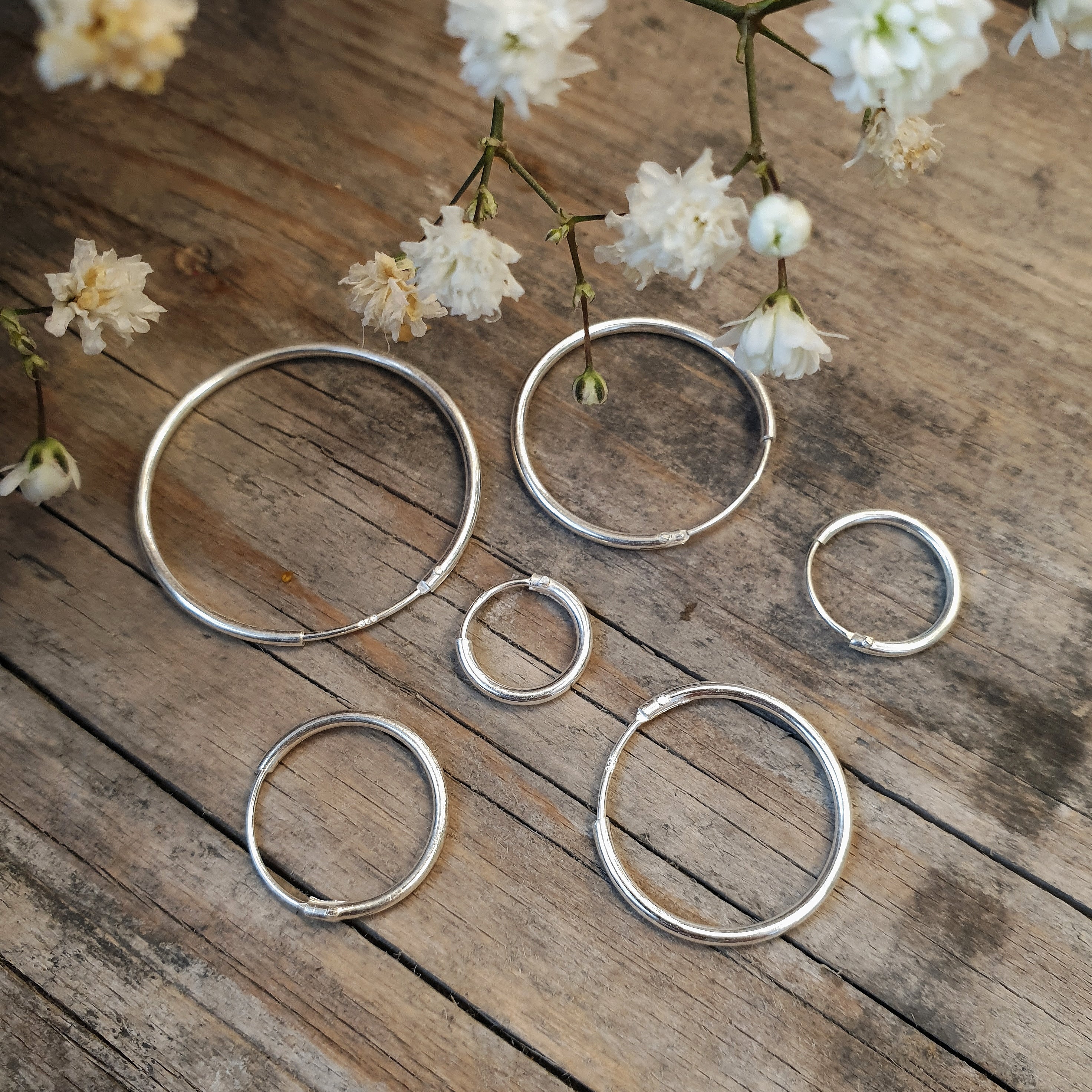 925 sterling zilveren oorring