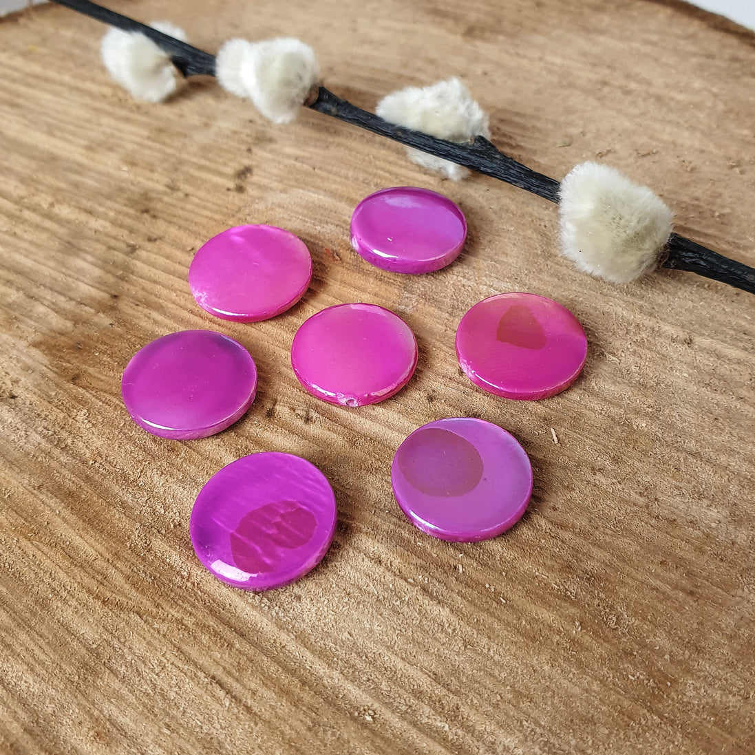 Parelmoer schelpje roze