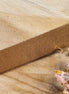 Plat leer 15 mm Naturel circa 50 cm